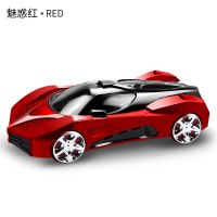 火豹车载手机支架多功能导航支撑座创意车模造型带香薰停车号码牌香水 升级款带号码牌[魅惑红](香棒*1)手机座