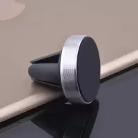 火豹车载手机支架汽车用磁性出风口式磁铁磁吸通用导航手机座 CT-10出风口支架-银色手机座