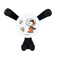 火豹史努比车载手机支架重力卡扣式女可爱导航架汽车出风口支架通用型 三角支架-B手机座