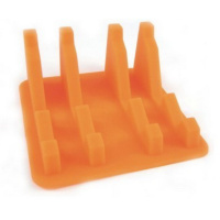 火豹汽车防滑垫车载手机支架 导航架多功能硅胶仪表台置物架 汽车用品 橙色手机座