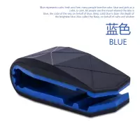 火豹新款手机支架桌面通用硅胶底座汽车车载支撑架简约导航仪表台支架 蓝色手机座