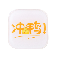 火豹纳米黑科技多功能强力手机车载支架无痕收纳魔力贴集线随手贴 (升级加厚)冲鸭(5cm×5cm)手机座