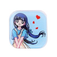 火豹纳米黑科技多功能强力手机车载支架无痕收纳魔力贴集线随手贴 (升级加厚)美女(5cm×5cm)手机座