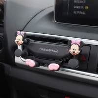 火豹车载手机支架汽车用车上手机支撑架出风口固定架型卡扣式 大米尼手机支架手机座