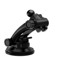 火豹华为手机无线充电车载支架改装式汽车出风口卡扣夹子粘贴底座 车载支架改装(短款)手机座