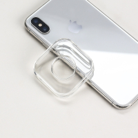 火豹粘胶帖黏胶手机架可水洗硅胶集线器随手贴车载硅胶吸附床头贴抖音 [1个装]方形纳米随手贴[可水洗]手机座