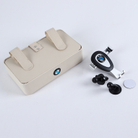 火豹车载纸巾盒挂式天窗遮阳板创意抽纸盒车内汽车用品带车标手机支架 米白车标请留言送手机支架手机座