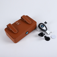 火豹车载纸巾盒挂式天窗遮阳板创意抽纸盒车内汽车用品带车标手机支架 棕色车标请留言送手机支架手机座