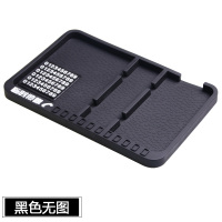 火豹车载手机支架车用多功能导航座汽车仪表台香水摆件防滑垫汽车用品 加强款无图案手机座