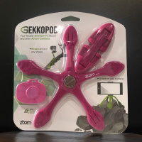 火豹Gekkopod懒人手机支架蓝牙遥控迷你便携壁虎八爪鱼稳定器床头桌面通用三角架章鱼脚自拍照相机抖音三脚 粉色带手机座