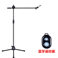 火豹美甲微课自录多平板桌面功能俯绘画手机拍支架 落地款(不带灯)+遥控器手机支架手机座