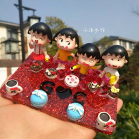 火豹可爱定制滴胶手机支架桌面摆台创意礼品可爱摆件少女心手工 私人订制(加字母)底盘尺寸8*12cm手机座