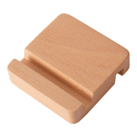 火豹实木手机平板支架北美胡桃木花梨木紫檀无拼接桌面机架 榉木手机支架(实木无拼接)手机座