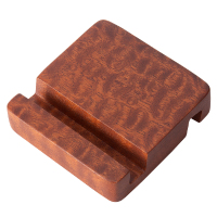 火豹实木手机平板支架北美胡桃木花梨木紫檀无拼接桌面机架 利手机支架(实木无拼接)手机座