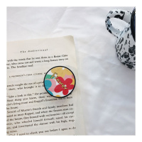 火豹卡通可爱花朵懒人指环支架刷剧桌面看电视折叠伸缩随身防摔个性创意新款情侣男女款苹果手机配件支架 彩色花手机座