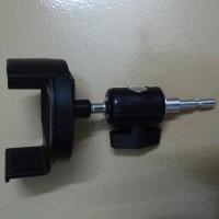 火豹悬臂架配件懒人支架手机配件桌面床头平板夹头万向双圆头三脚架夹 圆手机夹带万向头手机夹手机座