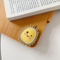 火豹夏日水果柠檬莓折叠支架粘贴式指环扣可伸缩折叠手机桌面支撑架可爱防摔手机通用可伸缩卡通女款 榴莲手机座