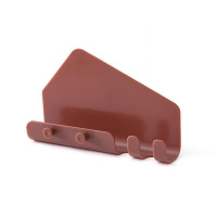 火豹手机充电放置架粘贴式墙壁多用厨房厕所浴室创意平板ipd收纳支架 枣红色手机座