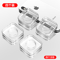 火豹随手贴强力手机贴无痕通用纳米贴黑科技车载支架粘贴式多功能七彩魔力收纳 纳米新技术[透明]集线收纳,随意粘贴--手机座