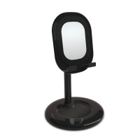 火豹手机懒人平板支架桌面可伸缩合金iPd网课便携多功能通用 F012不伸缩款-黑色手机座