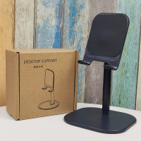 火豹懒人平板折叠桌面支架可调节手机学生用懒人通用ipd手机座架 黑色手机座