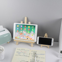 火豹ipd平板手机桌面可调节折叠支架木质风绘画通用学生手机座