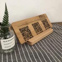 火豹手机桌面支架办公床头简约懒人多功能创意木质底座纯实木制支撑架 加长底座24*8cm厚2cm手机座