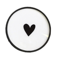 火豹网红气囊支架折叠桌面指环扣多功能拍照手机配件气垫可爱女支撑架男潮牌 白底手绘黑爱心手机支架手机座