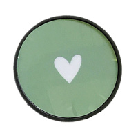 火豹网红气囊支架折叠桌面指环扣多功能拍照手机配件气垫可爱女支撑架男潮牌 绿底手绘白爱心手机支架手机座