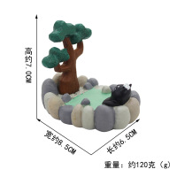 火豹ZKK日式和风温泉猫咪手机支架树脂桌面摆件泡澡黑猫手机座装饰 温泉黑猫手机座手机座