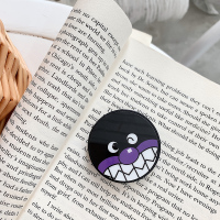 火豹(买二送一)气囊支架手机懒人桌面多功能伸缩气垫手机扣指环扣女可折叠手机配件 呲牙手机座