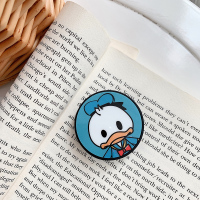 火豹(买二送一)气囊支架手机懒人桌面多功能伸缩气垫手机扣指环扣女可折叠手机配件 蓝黛西手机座