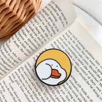 火豹(买二送一)气囊支架手机懒人桌面多功能伸缩气垫手机扣指环扣女可折叠手机配件 鸭子手机支架手机座