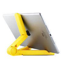 火豹适用于电子书手机平板电脑通用懒人支架kpw4迷你小巧散热kidle Fire HD1 黄色[桌面折叠支架]手机手机座
