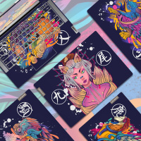 火豹(HUOBAO)2020款联想小新ir14保护膜笔记本贴膜14寸电脑贴纸全套外壳炫彩