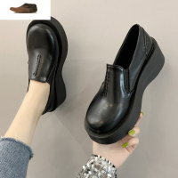 Ideamini小皮鞋女英伦风2020冬季新款学院风街拍可爱制服鞋松糕厚底女鞋子休闲鞋