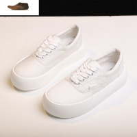 Ideamini网红面包鞋女2021春季新款丑萌大头帆布鞋厚底小白松糕板鞋ins潮休闲鞋