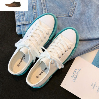 Ideamini奶油蓝1970S帆布鞋女韩版2021夏季新款低帮ulzzang百搭学生小白鞋休闲鞋