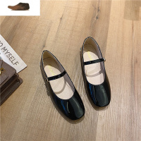 Ideamini玛丽珍鞋女复古一字扣单鞋仙女风2020夏百搭新款中跟ins小皮鞋潮休闲鞋