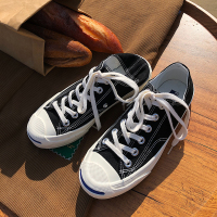 Ideamini复古开口笑帆布鞋女韩版ulzzang百搭2021春新款休闲学生低帮板鞋休闲鞋