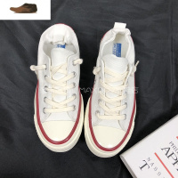 Ideamini2021夏透气帆布鞋女休闲百搭ins小白鞋可踩后跟一脚蹬懒人鞋休闲鞋