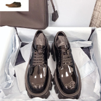 Ideamini刘雯明星同款MONA厚底增高松糕鞋女2021新款英伦风齿轮小皮鞋单鞋休闲鞋