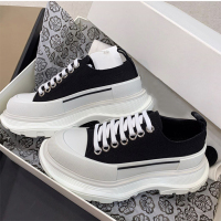 Ideamini娜扎同款帆布鞋麦坤圆头松糕小白鞋女厚底系带增高休闲大头鞋百搭休闲鞋