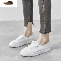 Ideamini小白鞋女2021年春季新款平底一脚蹬懒人鞋子春秋帆布板鞋夏季透气休闲鞋