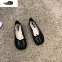 Ideamini豆豆鞋女鞋2021年新款夏季分趾猪蹄鞋脚趾懒人马蹄鞋平底单鞋秋鞋休闲鞋