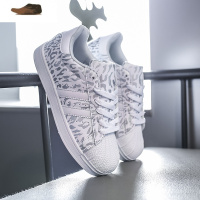 Ideamini豹纹小白鞋女ins2021春秋新款韩版学生休闲平底百搭运动跑步板鞋休闲鞋