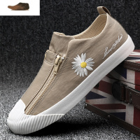 Ideamini2021年新款春季潮鞋女士帆布鞋韩版休闲百搭懒人一脚蹬春秋板鞋女休闲鞋