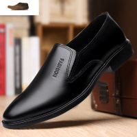 Ideamini2020秋冬新款皮鞋男商务正装漆皮男鞋系带软底办公结婚英伦尖头鞋休闲鞋