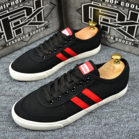 Ideamini快手红人刘叉叉同款夏季透气低帮帆布鞋男精社会小伙白色休闲鞋休闲鞋