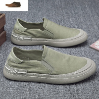 Ideamini男鞋2021新款休闲懒人一脚蹬老北京布鞋春季百搭潮鞋板鞋夏天透气休闲鞋